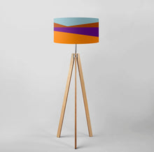 Load image into Gallery viewer, Limited edition Autumn Soon drum lampshade, 45cm, modern geometric minimalist design for home interiors