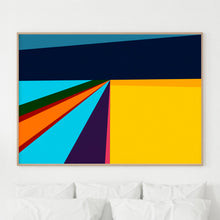 Load image into Gallery viewer, Limited edition Field Channel art print, contemporary abstract landscape artwork for home or office