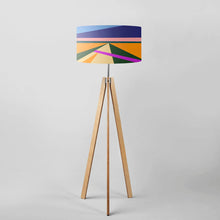 Load image into Gallery viewer, 45cm At Sunset drum lampshade, modern fabric pendant light cover