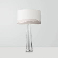 Load image into Gallery viewer, Contemporary Atlas Mountains drum lampshade, 25–30cm artistic decor