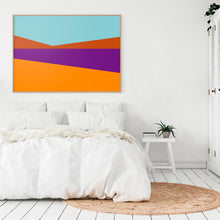 Load image into Gallery viewer, Autumn Soon geometric art print, collectible limited edition contemporary abstract artwork for home