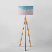 Load image into Gallery viewer, Limited Edition Before Sunset Beach Lampshade, 45cm (18") wide, showcasing a colorful beach sunset design, ideal for modern interiors