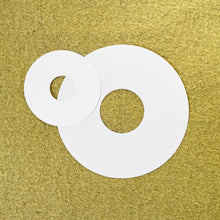Load image into Gallery viewer, Non-transparent white die cut diffuser for modern pendant and ceiling lampshades, 20-70cm diameter