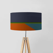 Load image into Gallery viewer, Fallen Leaves drum lampshade 40–45cm, handmade autumn-inspired lighting