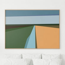 Load image into Gallery viewer, Limited edition abstract Fen print, modern geometric artwork for stylish home or office interiors