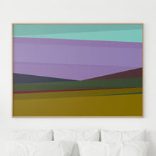 Load image into Gallery viewer, Glow in Sky artwork print, minimalist sky scene, limited edition 100