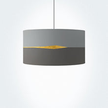 Load image into Gallery viewer, Decorative Goldmine drum lampshade, 40–45cm diameter home decor