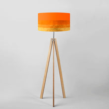 Load image into Gallery viewer, Limited edition Gradient Orange-Gold drum lampshade, 40cm/45cm, luxurious modern design for home lighting