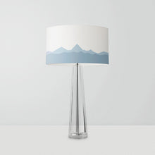 Load image into Gallery viewer, Himalayas Mountains drum lampshade, handmade 25cm design
