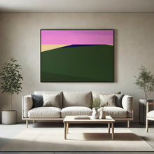 Load image into Gallery viewer, Lake at Sunset artwork print, sunset landscape, limited edition 100