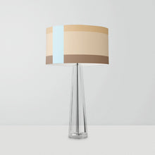 Load image into Gallery viewer, Lopina Seven Summertime drum lampshade, 25cm and 30cm diameter, handmade modern artistic lighting decor