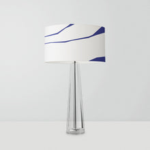 Load image into Gallery viewer, The intricate and abstract design showcases shades of blues and whites, creating a captivating and calming ambiance.