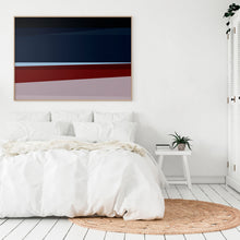 Load image into Gallery viewer, Limited edition abstract Night print, modern geometric artwork for home and office wall decor