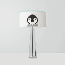 Load image into Gallery viewer, Penguin drum lampshade 25cm, handmade animal design lamp shade
