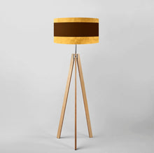Load image into Gallery viewer, Gold lined Pullman drum lampshade 18 inch