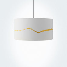 Load image into Gallery viewer, Handmade Split drum lampshade, 40cm/45cm, unique modern home lighting decor