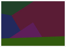 Load image into Gallery viewer, Geometric minimalism Squares A art print, limited edition abstract design for home or office