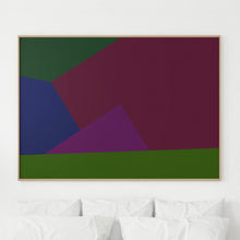 Load image into Gallery viewer, Squares A geometric minimalism art print, limited edition of 100, modern abstract wall decor