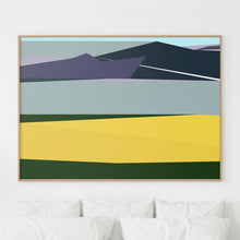 Load image into Gallery viewer, Fine art print Storm and Wheat, limited edition of 100, storm clouds above golden wheat field wall art