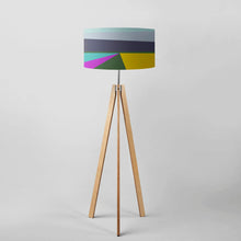 Load image into Gallery viewer, 45cm (18") Summer Lampshade, capturing a radiant summer landscape with bold colours, perfect for home ambiance