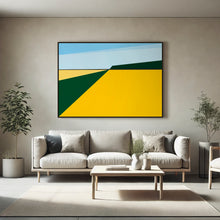 Load image into Gallery viewer, Summer Harvest artwork print, harvest landscape, limited edition 100