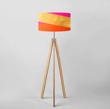 Load image into Gallery viewer, Handmade Trinity drum lampshade, 45cm diameter designer shade