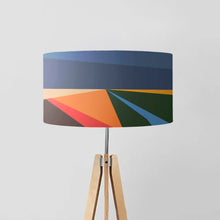 Load image into Gallery viewer, Walking Across the Field drum lampshade 40cm 45cm handmade lighting