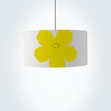 Load image into Gallery viewer, Modern floral lighting drum lampshade, yellow flower 45cm