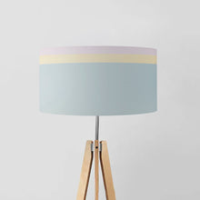 Load image into Gallery viewer, Colour pastel lines drum lampshade, 45cm modern lighting