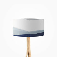 Load image into Gallery viewer, Storm at Night drum lampshade 35cm, handmade abstract night sky lighting