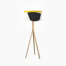 Load image into Gallery viewer, Limited Edition Abstract Light Lampshade, 35cm (14") wide, showcasing a dynamic light-inspired abstract pattern, ideal for modern interiors