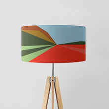 Load image into Gallery viewer, Autumn drum lampshade 45cm, handmade seasonal lighting decor