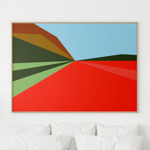 Load image into Gallery viewer, Autumn art print, limited edition of 100, modern seasonal wall decor