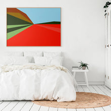 Load image into Gallery viewer, Autumn artwork print, contemporary fall design, limited edition piece