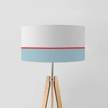 Load image into Gallery viewer, Sunset at sea drum lampshade 45cm coastal lighting design