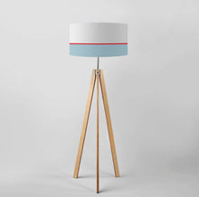 Load image into Gallery viewer, Seaside sunset scene fabric drum lampshade 45cm modern
