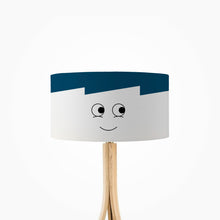Load image into Gallery viewer, Boy Drum Lampshade, 35cm (14") diameter, featuring a charming illustration of a boy in a playful design, perfect for home decor