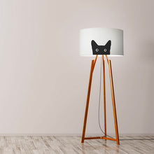 Load image into Gallery viewer, Cat themed drum lampshade 45cm modern home lighting