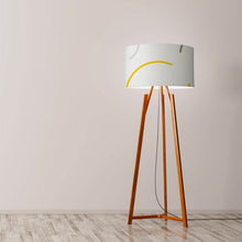 Load image into Gallery viewer, Circles Pattern Drum Lampshade, 40cm (16") diameter, featuring a modern abstract design with overlapping circles in vibrant colours, perfect for home decor