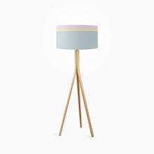 Load image into Gallery viewer, Limited Edition Colour Lines Lampshade, 35cm (14") wide, showcasing a dynamic array of colored lines, ideal for modern interiors