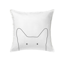 Load image into Gallery viewer, Cat cushion cover 50x50cm decorative pillow 20x20"