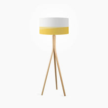 Load image into Gallery viewer, Limited Edition Desert Lampshade, 35cm (14") wide, showcasing a vibrant desert scene with earthy tones, ideal for modern interiors
