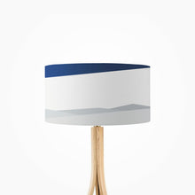 Load image into Gallery viewer, Sand Dunes at Night drum lampshade 35cm, handmade desert night lighting