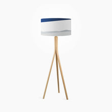 Load image into Gallery viewer, Decorative Sand Dunes at Night drum lampshade, 35cm diameter desert lamp