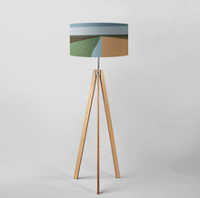 Load image into Gallery viewer, 45cm (18") Fen Lampshade, capturing a vibrant fen landscape with marshy greenery, perfect for home ambiance