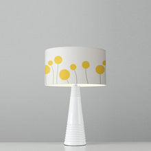 Load image into Gallery viewer, Flowers and spikes drum lampshade 25cm or 30cm, handmade floral lighting
