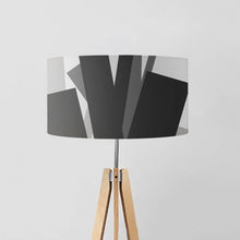 Load image into Gallery viewer, Lost in the Forest drum lampshade 40–45cm, handmade woodland lighting