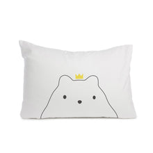 Load image into Gallery viewer, Hamster with crown housewife pillowcase, soft cotton pillow cover for bed