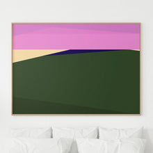 Load image into Gallery viewer, Limited edition Lake at Sunset print, contemporary landscape artwork