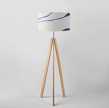 Load image into Gallery viewer, Melting glacier drum lampshade, Diameter 45cm (18") Tripod
